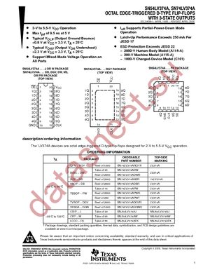 SN74LV374ADBR datasheet  